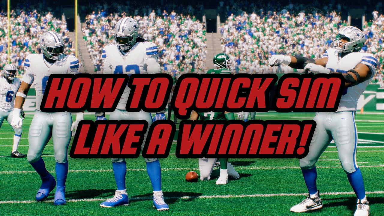Madden Quick Sim Tip - My Strategy For Rebuilds 