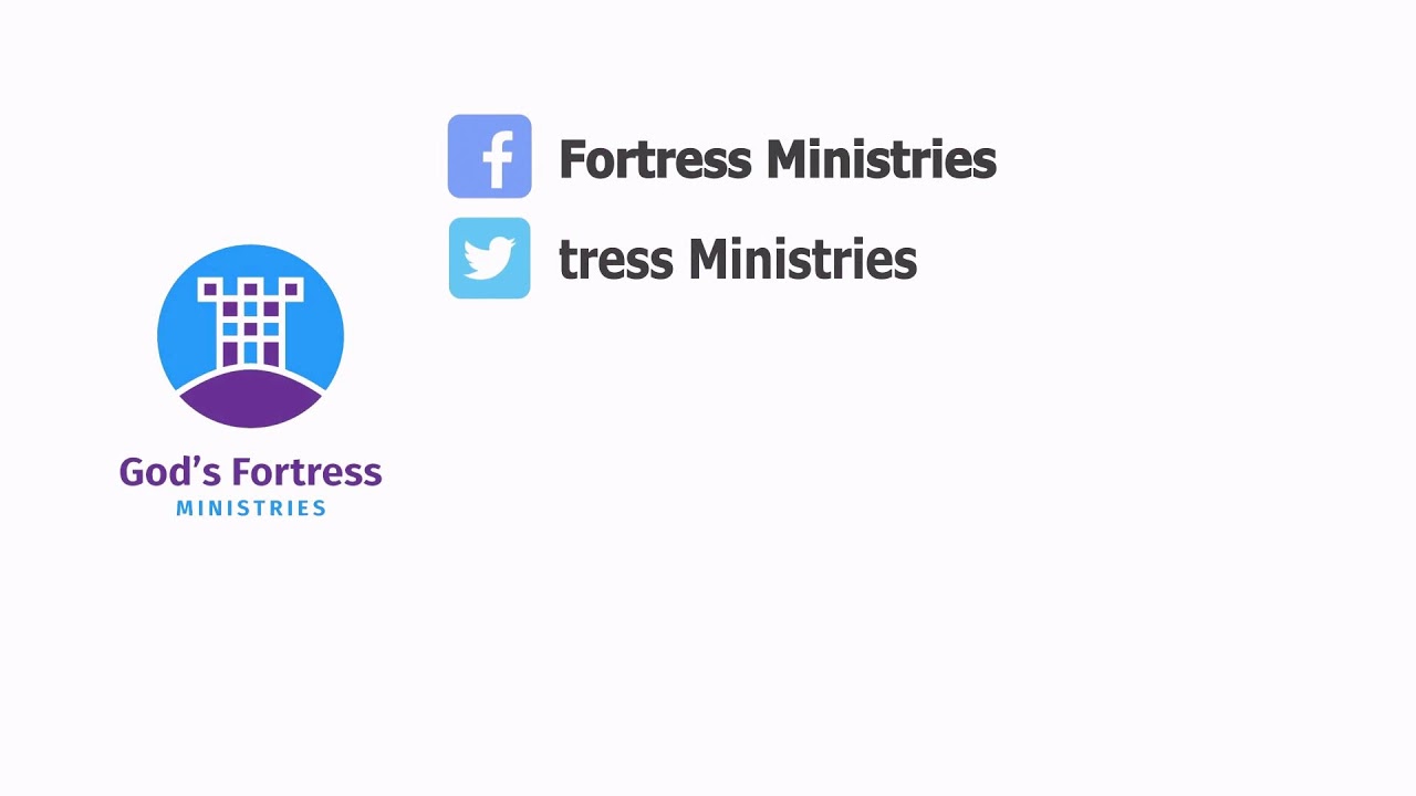 God's Fortress Ministries - English Service Livestream