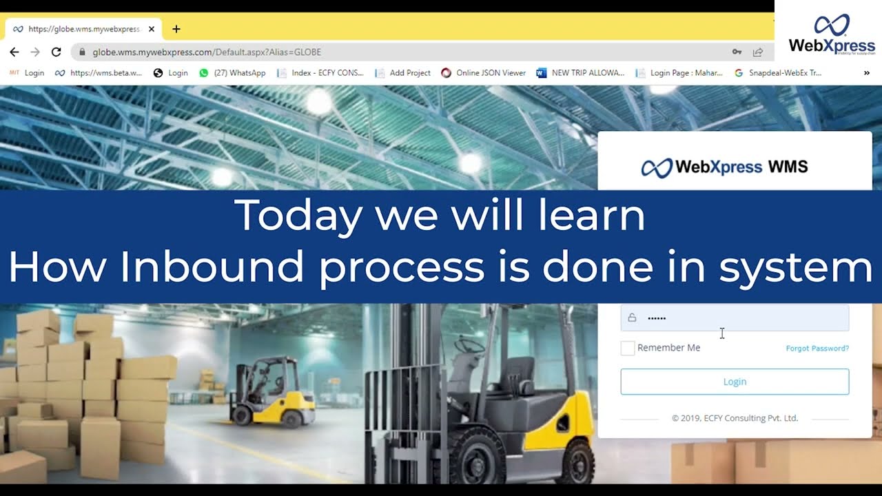WebXpress WMS | Advanced Shipping Notice (ASN) Inbound Process Explained