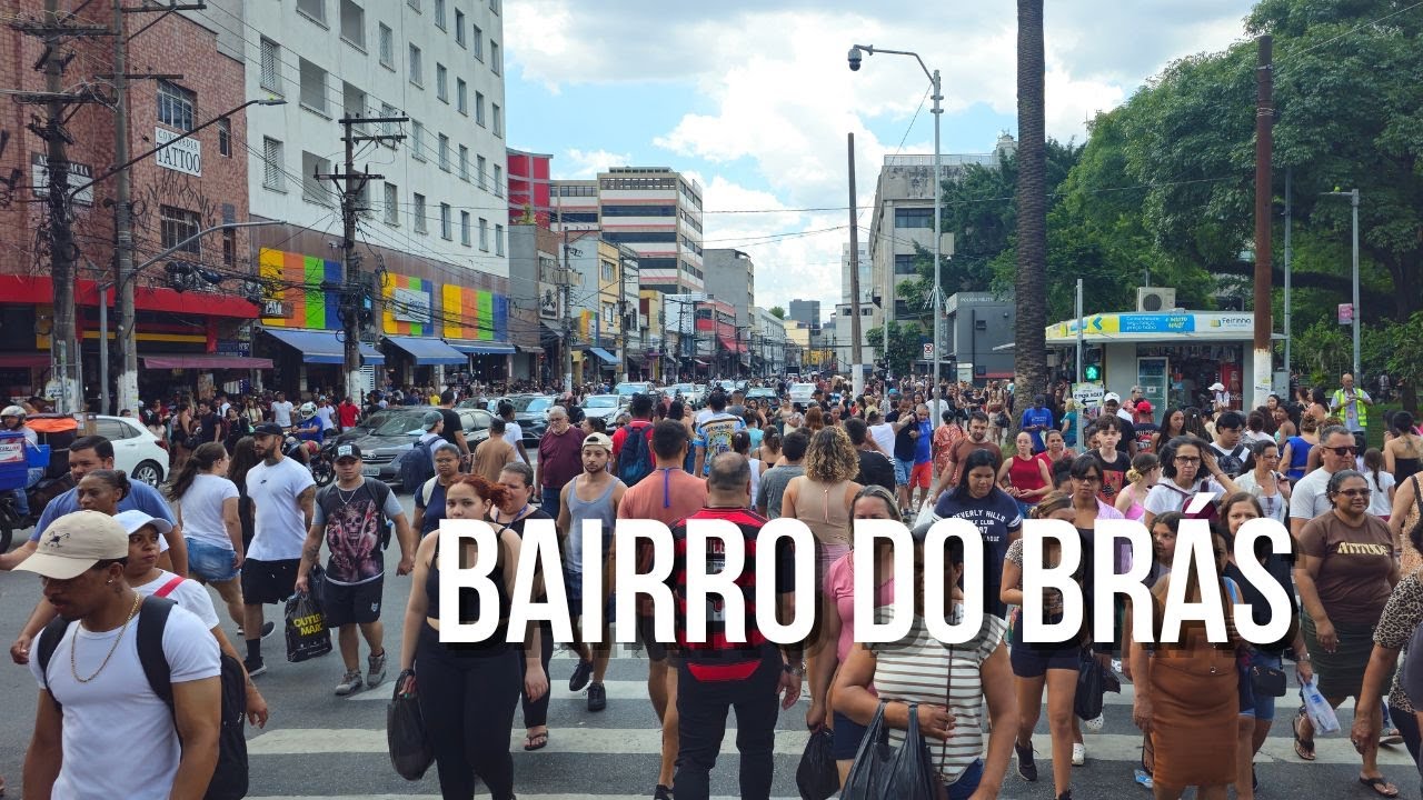 BAIRRO DO BRÁS HIPERLOTADO NO FINAL DO ANO