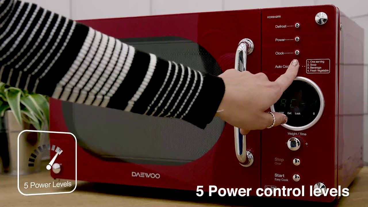 Daewoo Retro Design 23L Microwave