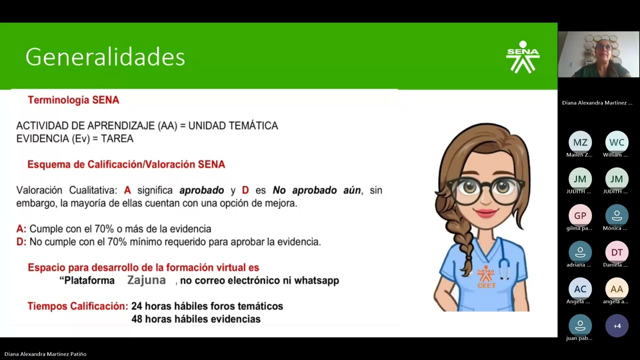 SESION EN LINEA 1 INDUCCION Y ACTIVIDAD AA1 12032026