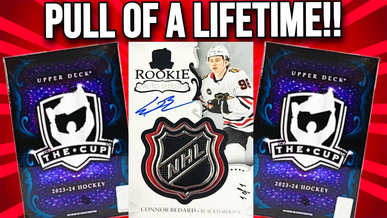 BEDARD 1/1 !! We pulled his BIGGEST Hockey Card Ever Created !!