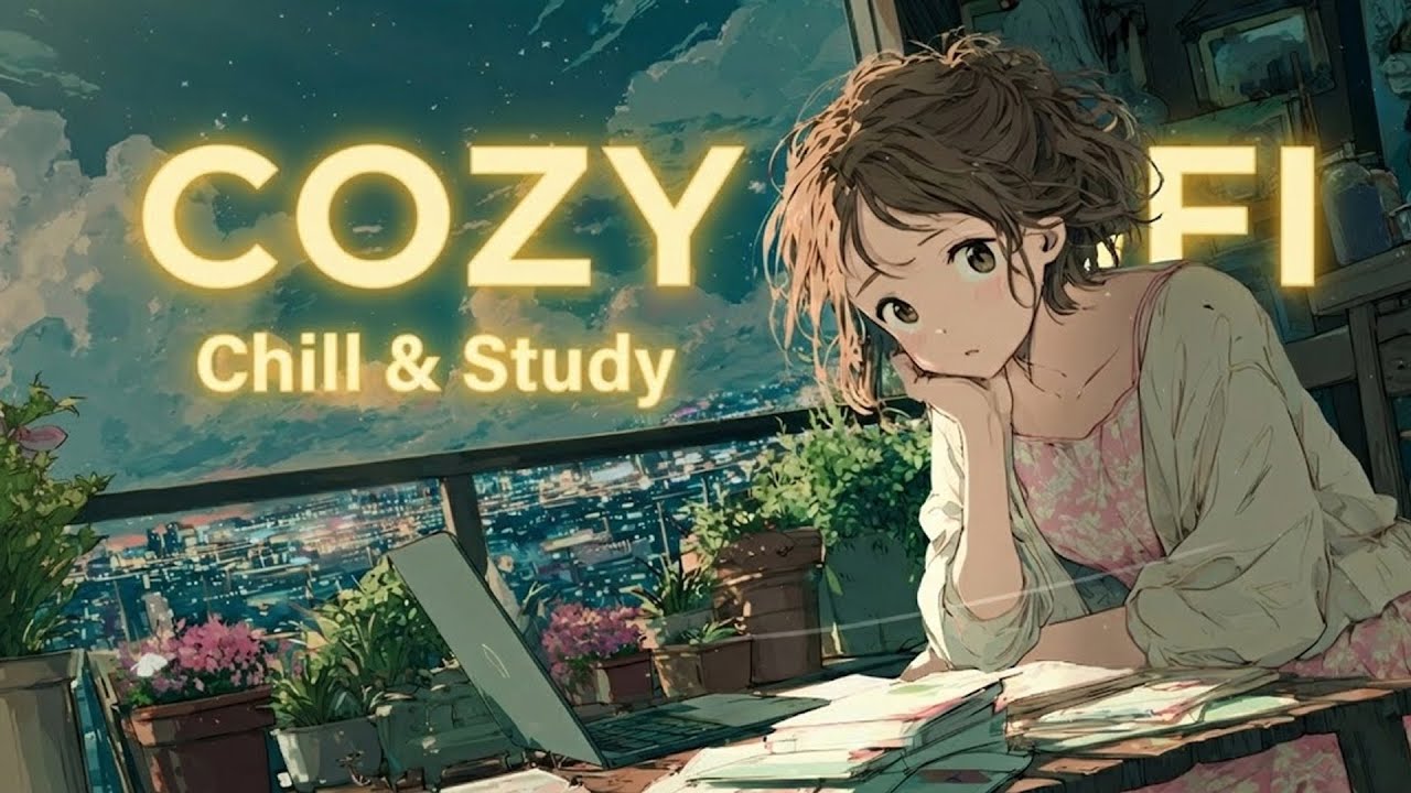 Cherry sitting on her balcony 🌸 Relaxing Lofi Beats for Dreaming ✨ Find Your Inner Peace