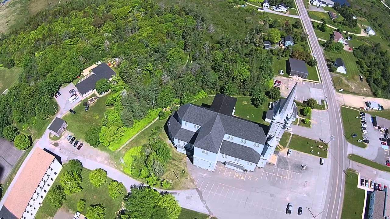Aerial View of Unviersite Sainte-Anne Campus