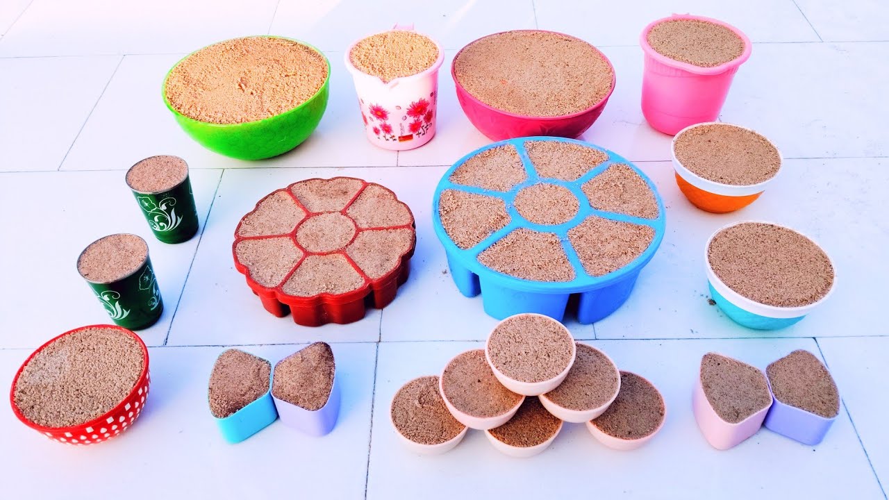 Satisfying Sand clay making video /Diy multiple video||Divya khilona