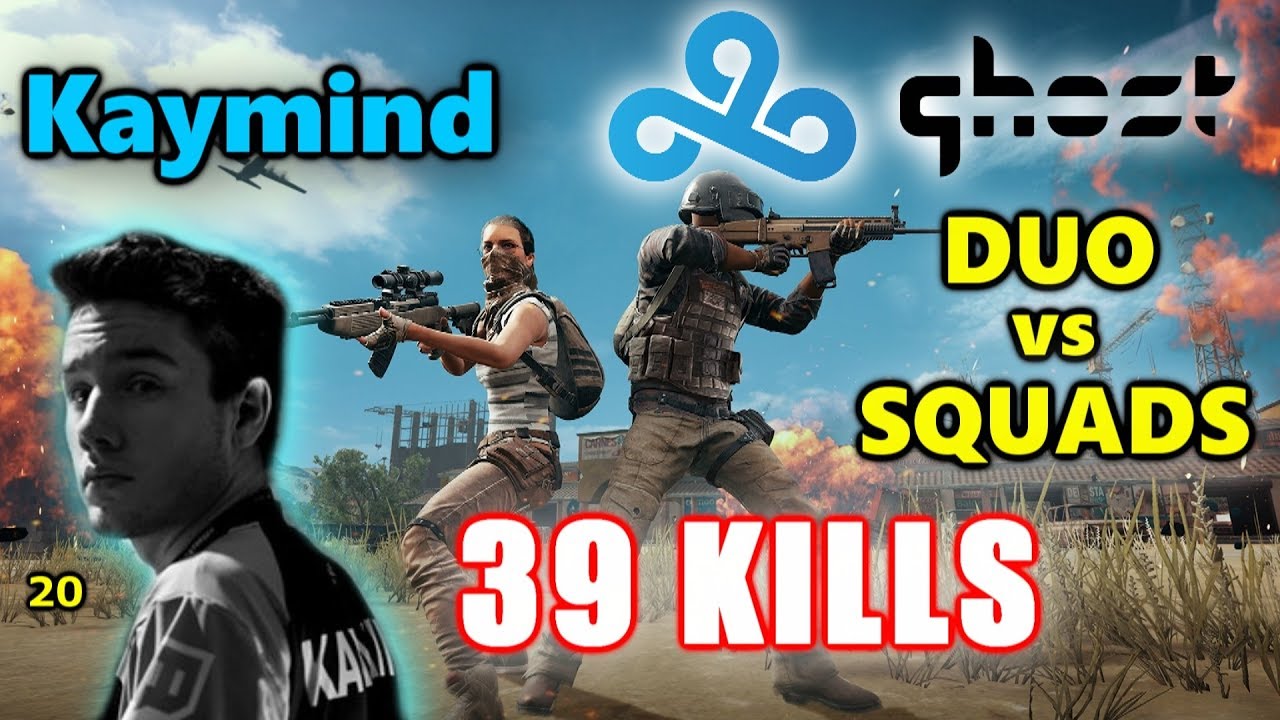 Cloud 9 Kaymind & Ghost Drassel - 39 KILLS - M416+AWM - DUO vs SQUADS - PUBG