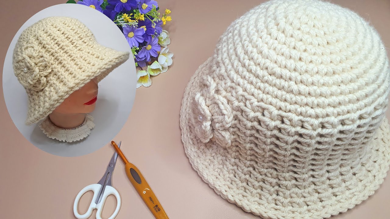 알파카 겨울모자뜨기│코바늘 모자뜨기 Crochet hat