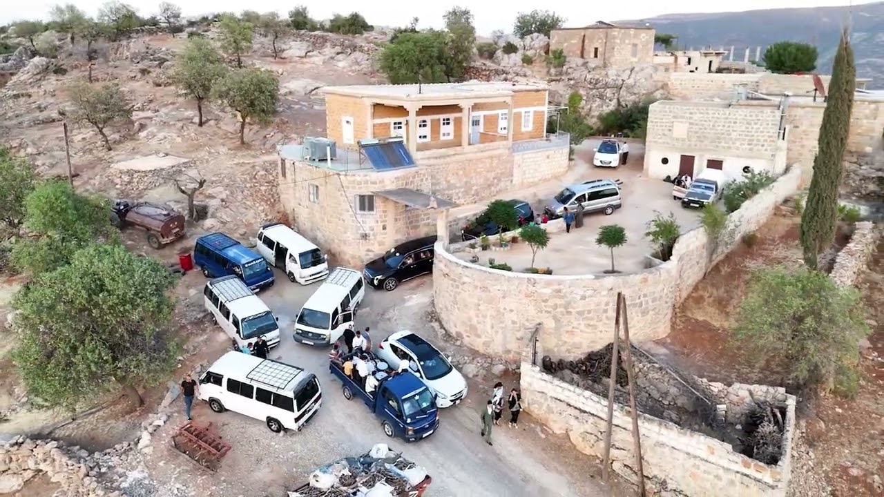 اروع تصوير درون - زفة عرس الغالي أحمد رسول - اعراس عفرين الجبلية - فيديو لافين اخراج يلماز كراد