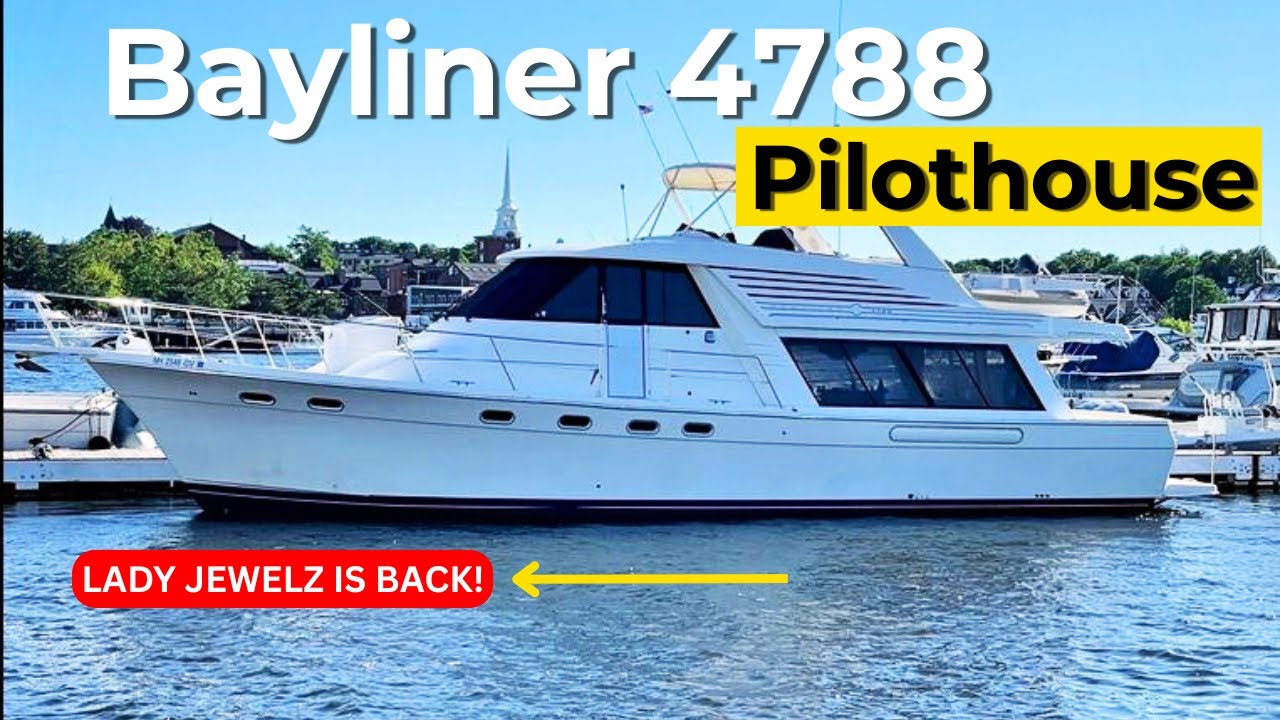 Tour This 2000 Bayliner 4788 Pilothouse Yacht — Lady Jewelz Is Back on the Market!