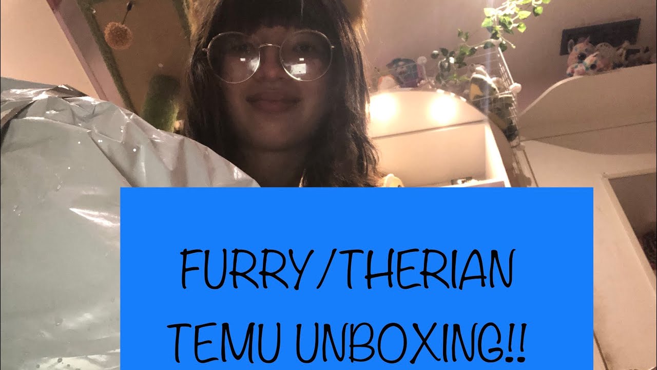 Furry and Therian Temu Unboxing! I Got my First Fursuit Head!