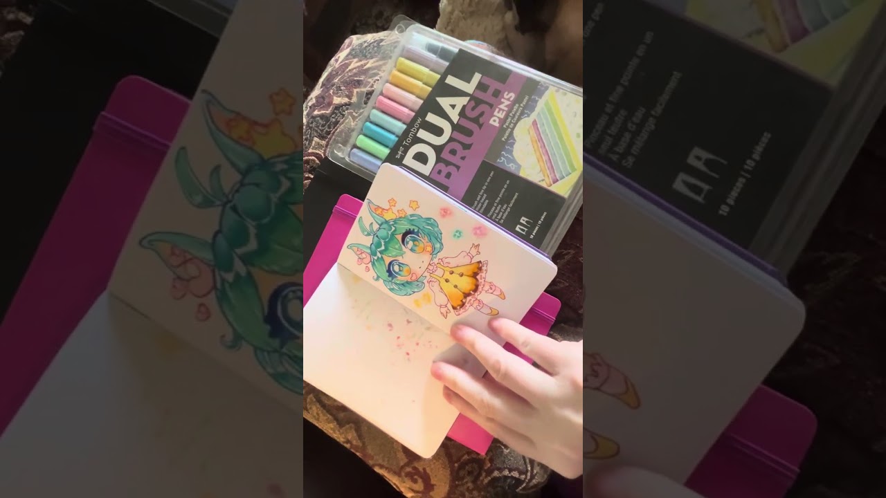 Making Art with Tombow’s Dual Brush Water Based Pens