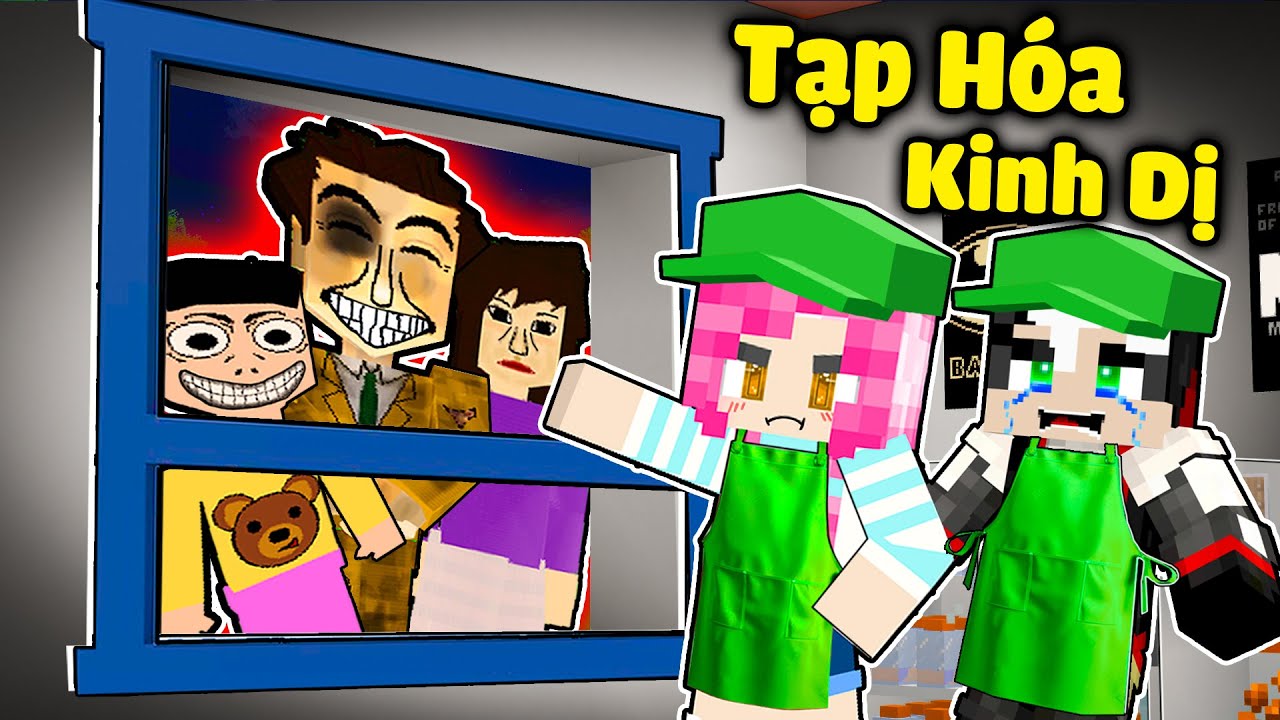 MỀU BẤT NGỜ PH&Aacute;T HIỆN TIỆM TẠP H&Oacute;A Đ&Aacute;NG SỢ NHẤT MINECRAFT*REDHOOD TRỐN KHỎI GIA Đ&Igrave;NH KINH DỊ 3H S&Aacute;NG