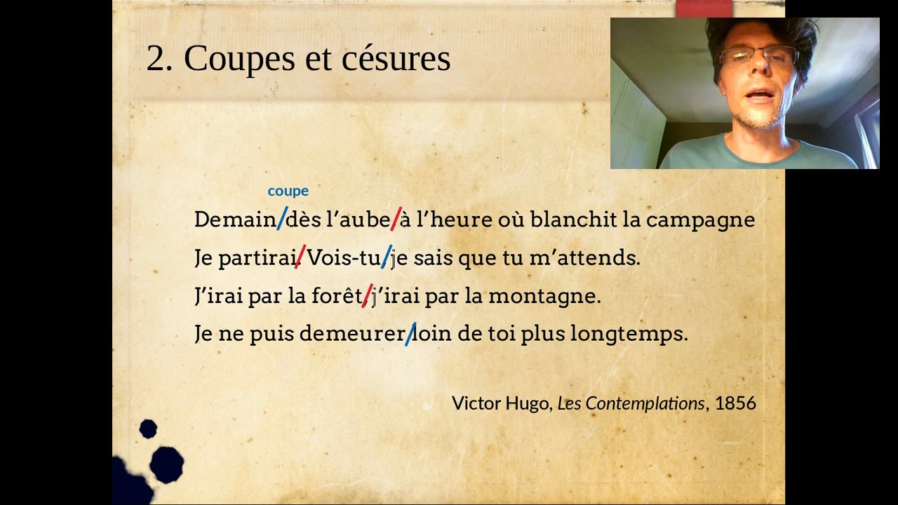 Coupe, césure et hémistiche