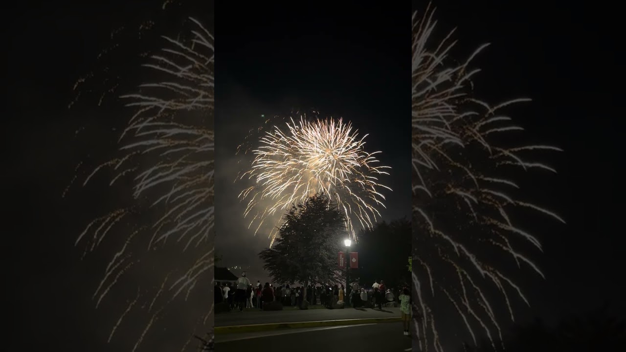 Fireworks near Niagara Falls ￼￼￼