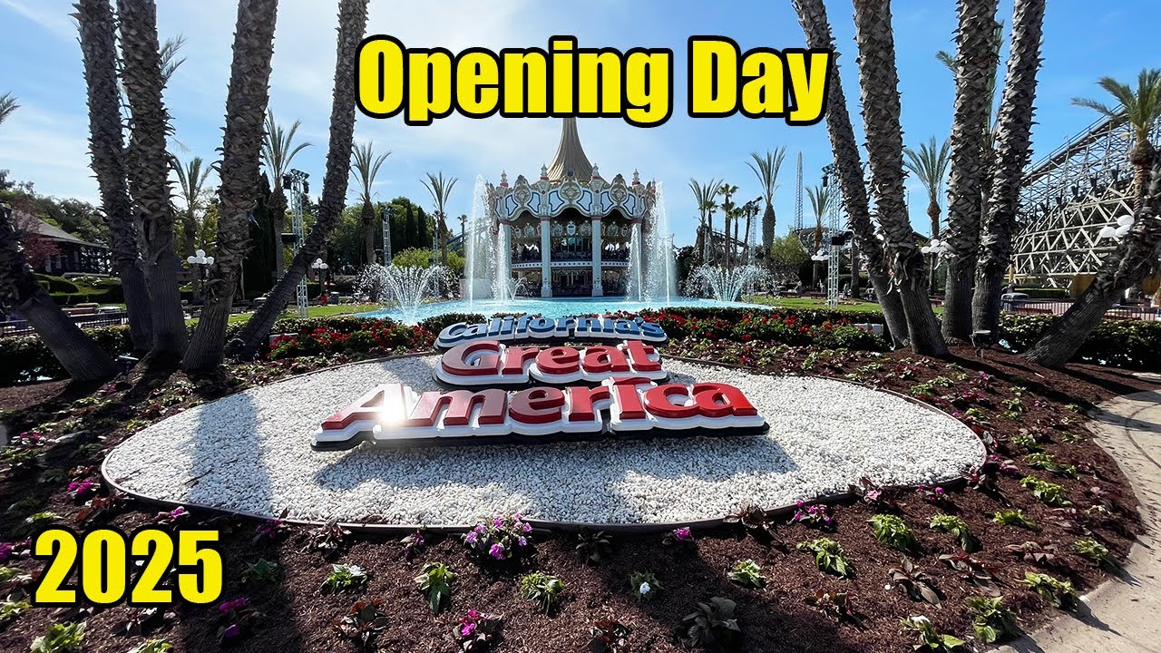 California Great America Opening Day 2025 | Park updates and hanging out with Eldon's Excursions