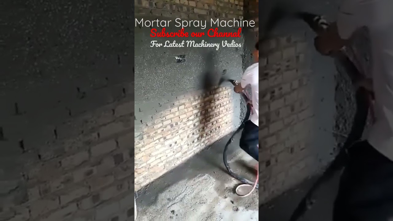 Cement mortar spraying machine Multi-function putty spraying machine