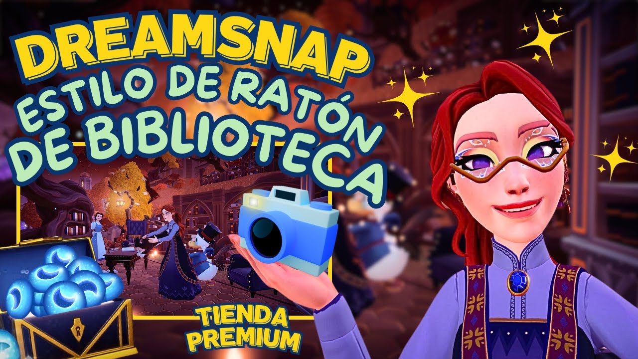 ✨ESTILO DE RATÓN DE BIBLIOTECA✨ MISIÓN DREAMSNAP✨TIENDA PREMIUM✨ DISNEY DREAMLIGHT VALLEY