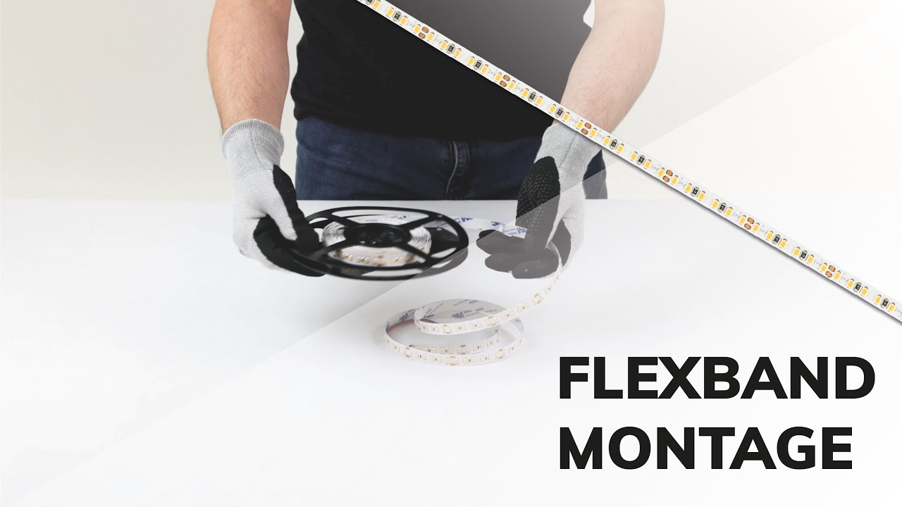 LED Flexb&auml;nder richtig montieren - Hinweise und Tipps - Montageanleitung von ISOLED&reg;