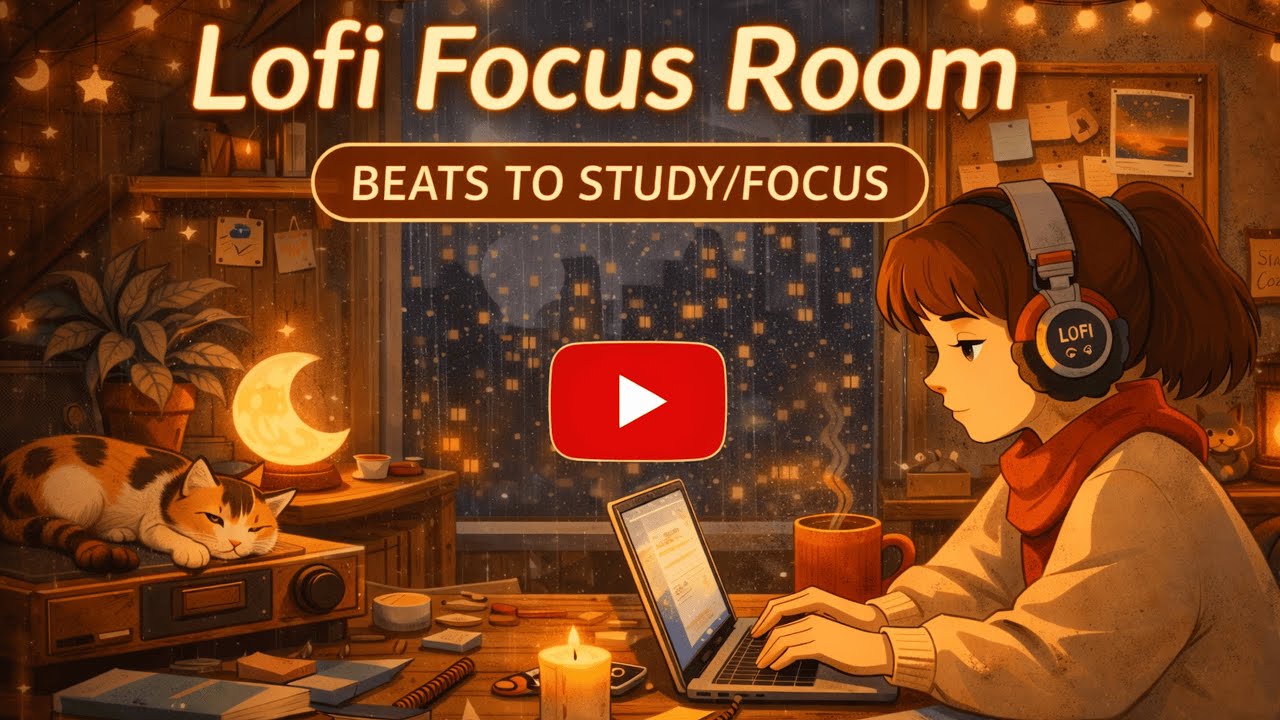 Lofi Beats for Deep Focus 📚 7+ Hours of Chill Music to Study & Work