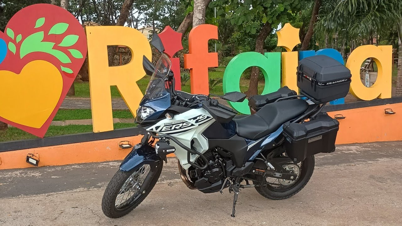 Versys 300 Tourer 2025 , primeira viagem, impressões e consumo , o que achei da moto.