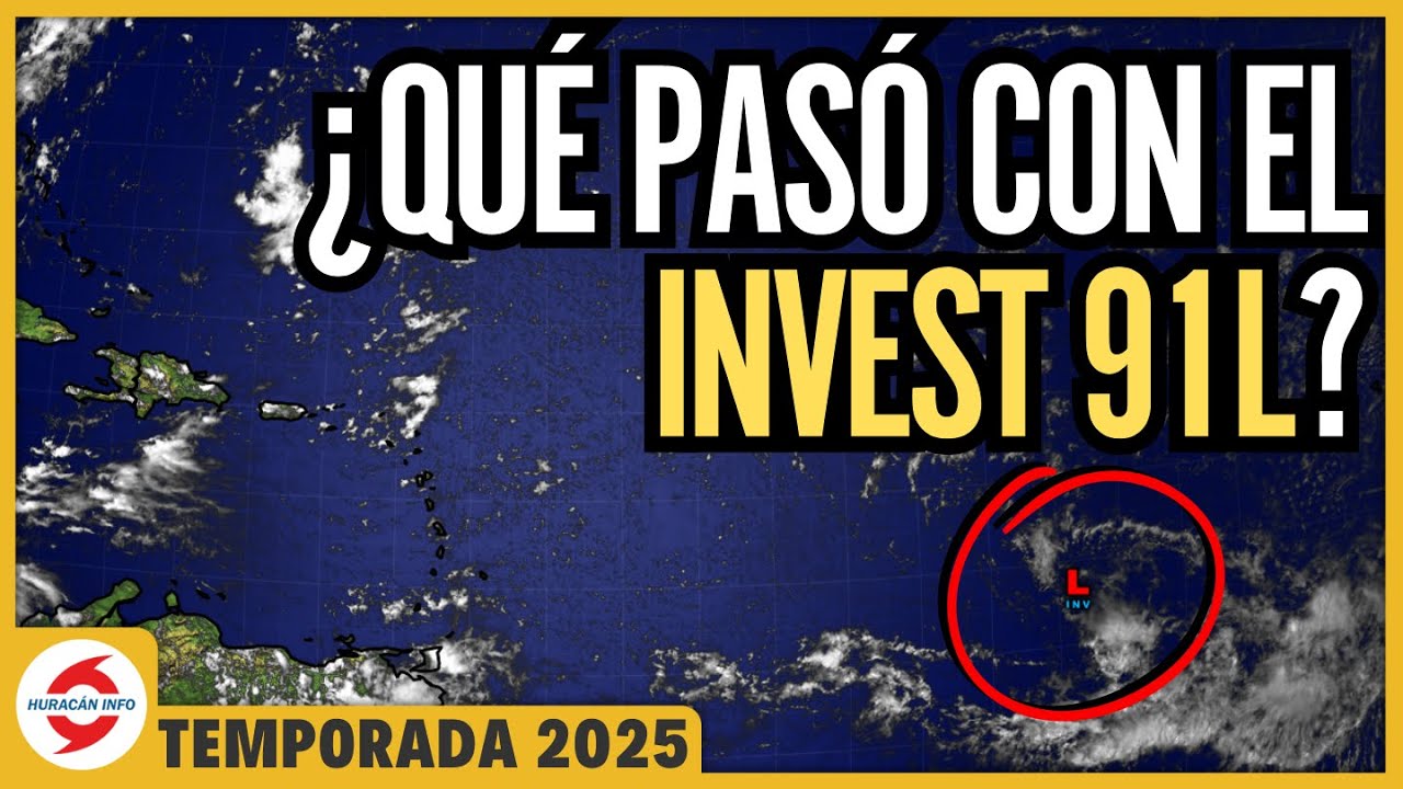 Invest 91L pierde oportunidades de desarrollo. &iquest;Qu&eacute; pas&oacute; con el pron&oacute;stico?