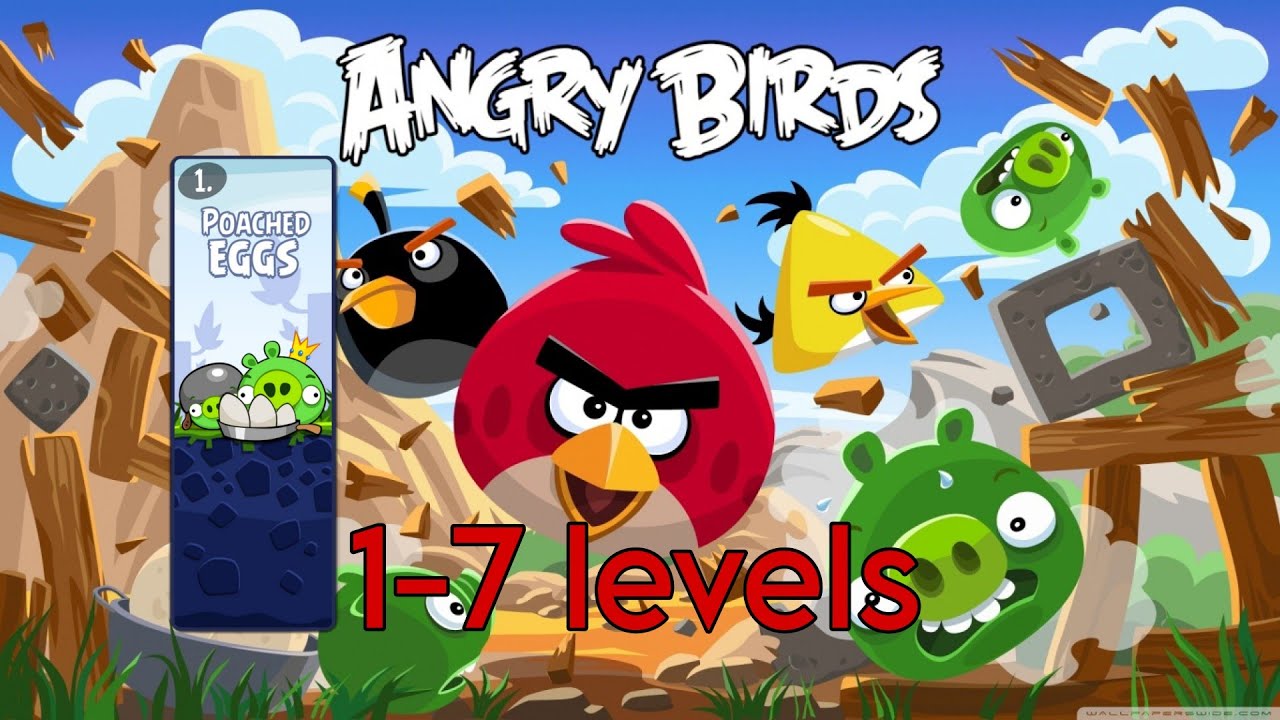 Angry birds: pierwszy film z epizodem Poached eggs.