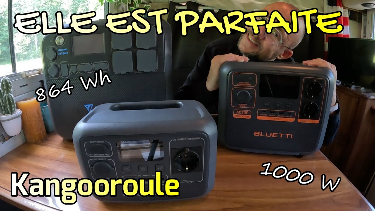 Station D'Energie 1000W BLUETTI AC70P 🦘 #vanlife