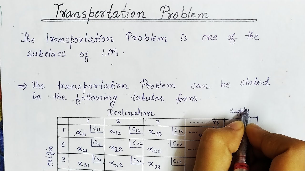 Lec-18 Transportation Problem In Hindi || Convert unbalanced to balanced transportation problem
