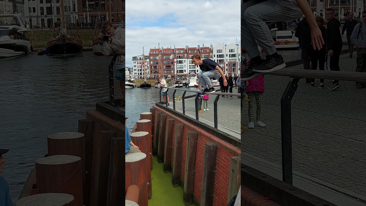 Scary kong-pre water challenge 😳 | Gdańsk #short