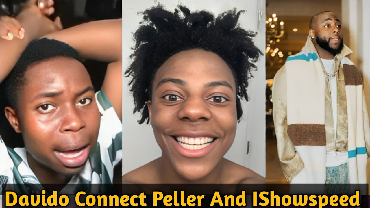 Davido Beg IShowspeed To See Peller 😱 Peller Keep Running After Speed#ishowspeed #peller 