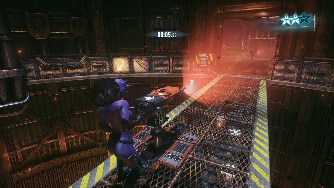 Batman Arkham Knight Catwoman in Predator Map Trash Disposal