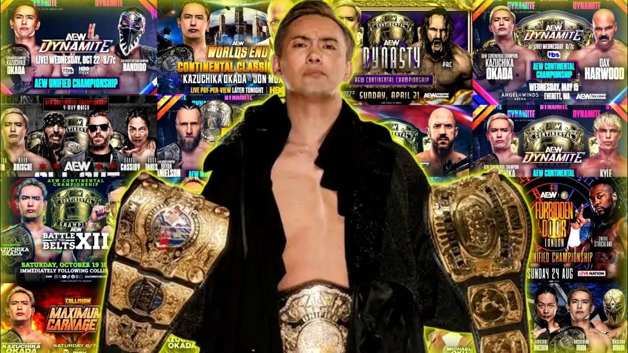Every Kazuchika Okada AEW Continental Title Defenses