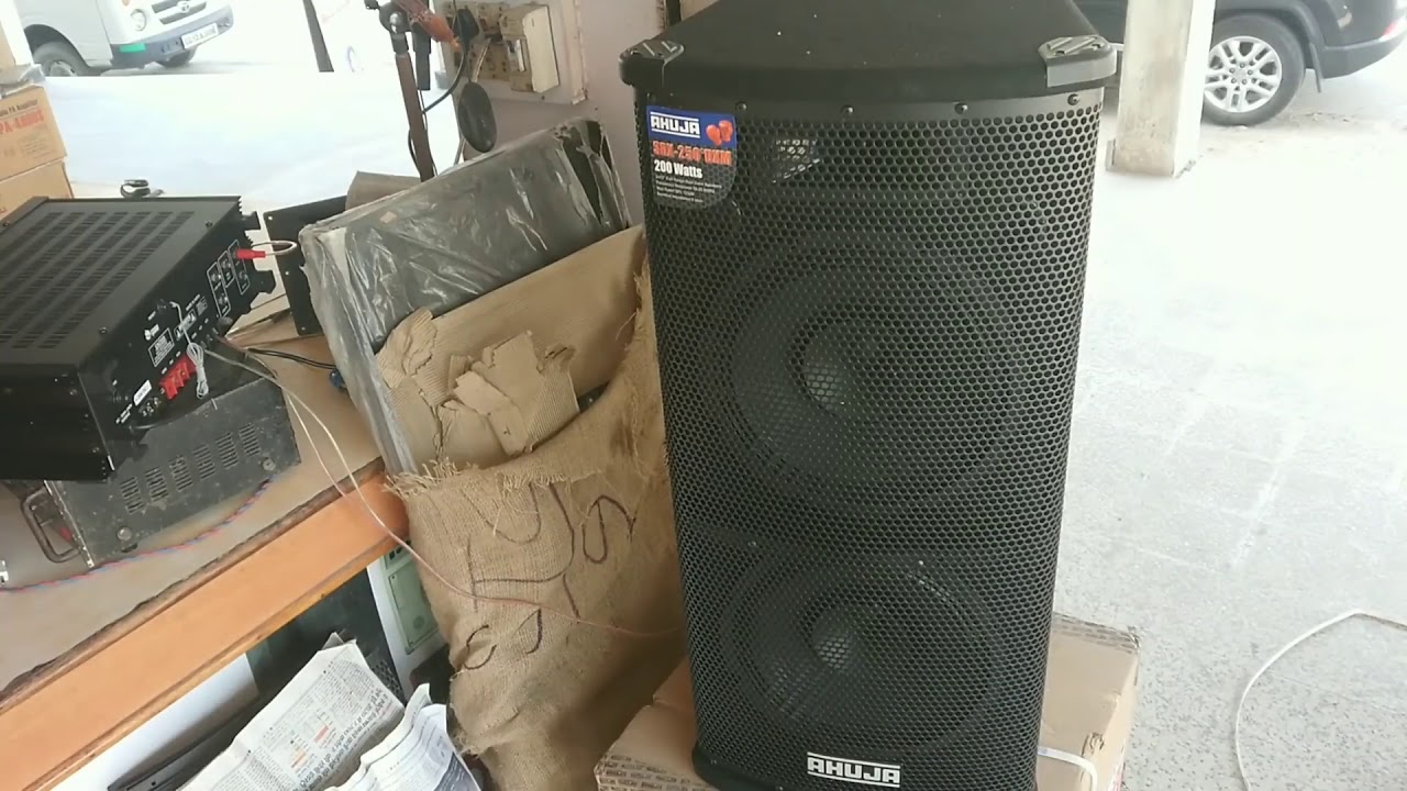 AHUJA SRX 250®DXM PA SPEAKER SYSTEMS UNBOXING & REVIEW with Pros & Concs