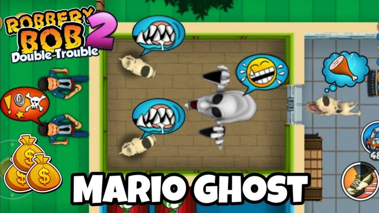 Robbery Bob Use Mario Ghost and RC Car MG20