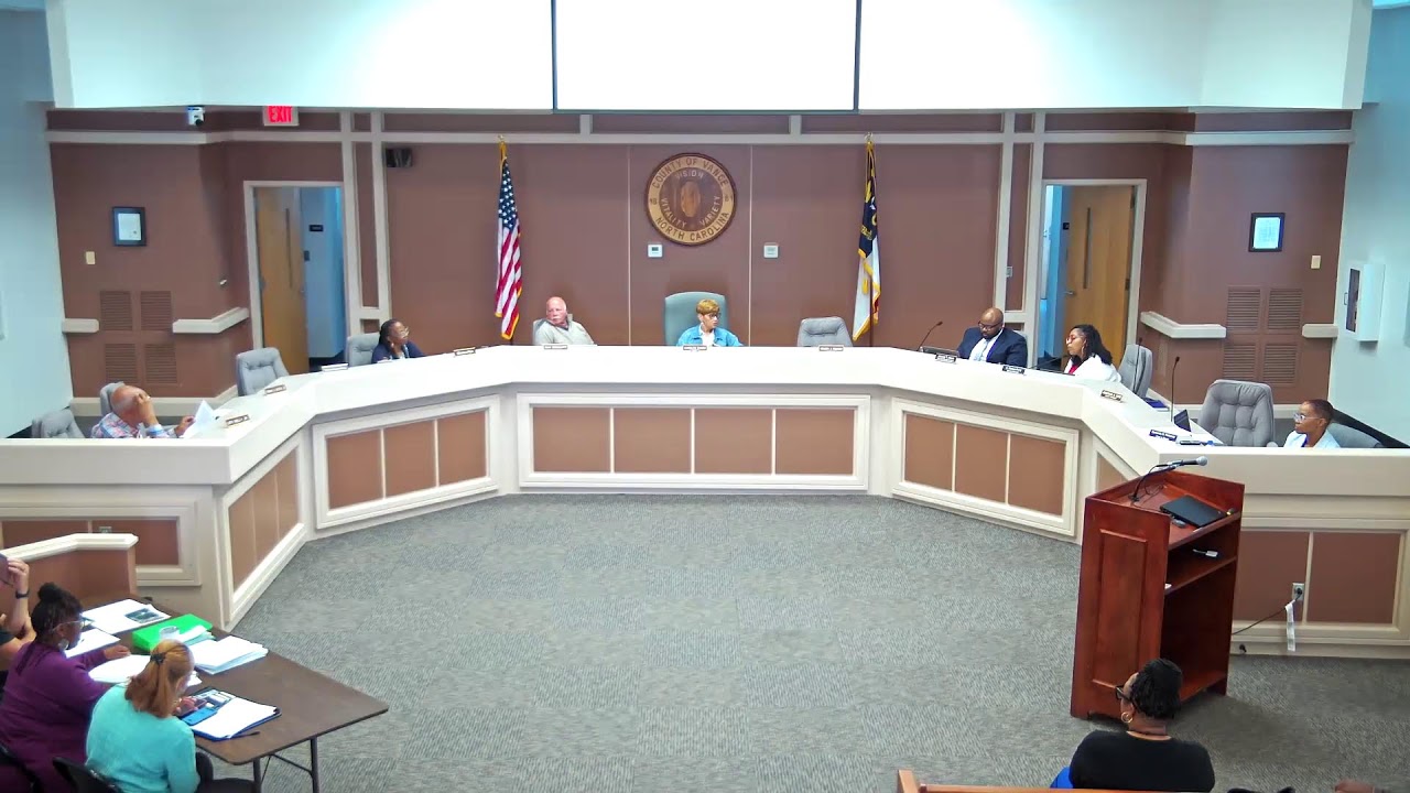 Vance County Board of Commissioners - Work Session - October 20, 2025