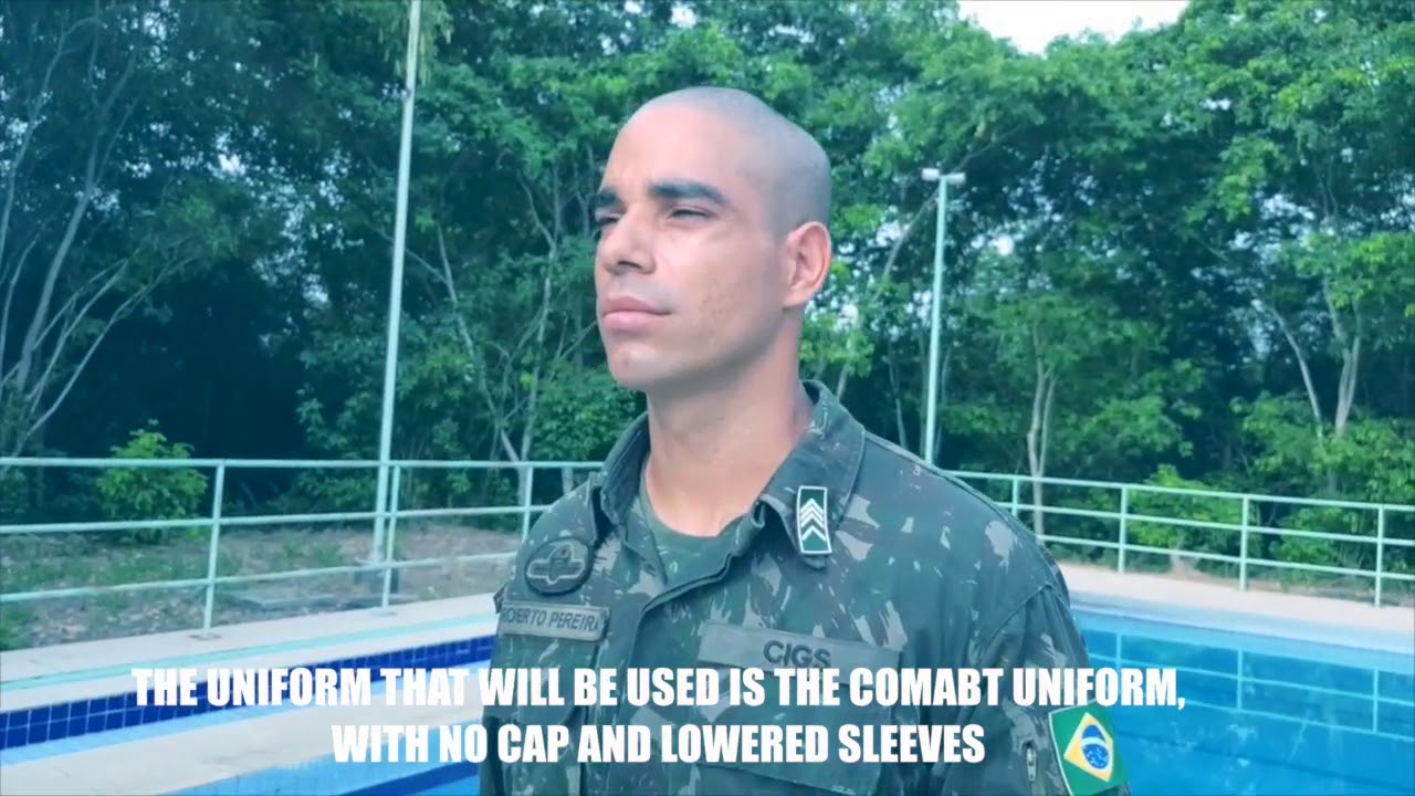 Curso de Operações na Selva (COS) - Exame de Aptidão Física (EAF) - NADO SUBMERSO