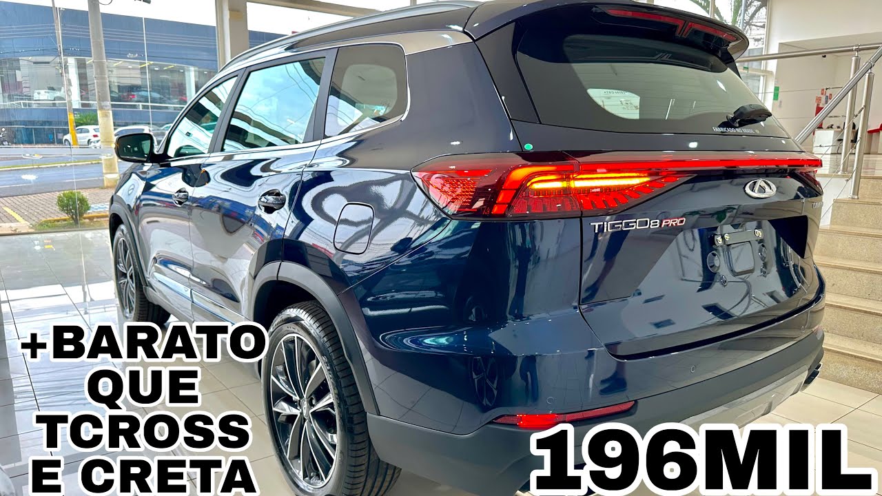 NOVO CAOACHERY TIGGO 8 PRO 1.6 TURBO JÁ 2026 | NÃO EXISTE NADA IGUAL NO BRASIL PELO VALOR!!