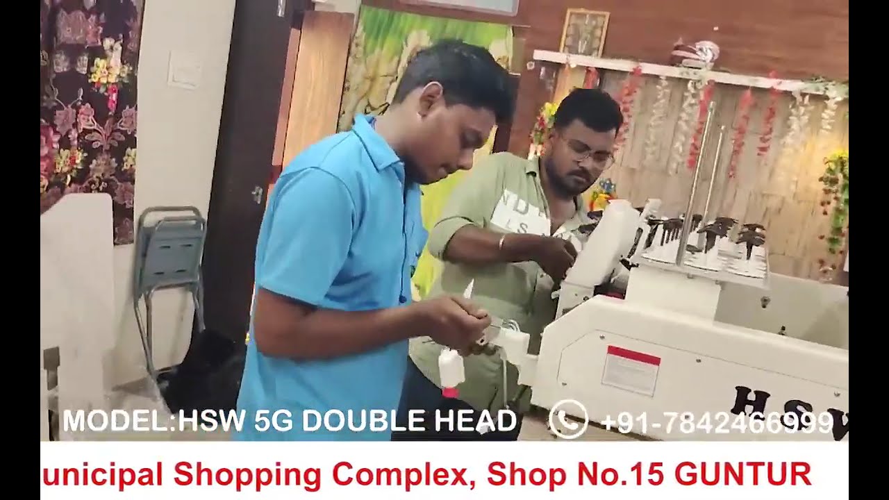 HSW 5G Double Head Embroidery Machine Installation | Ganesh Sewing Machine Company