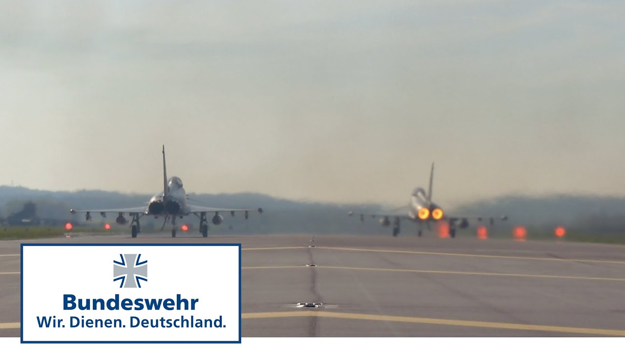 Die Alarmrotte beim Taktischen Luftwaffengeschwader 74 der Bundeswehr