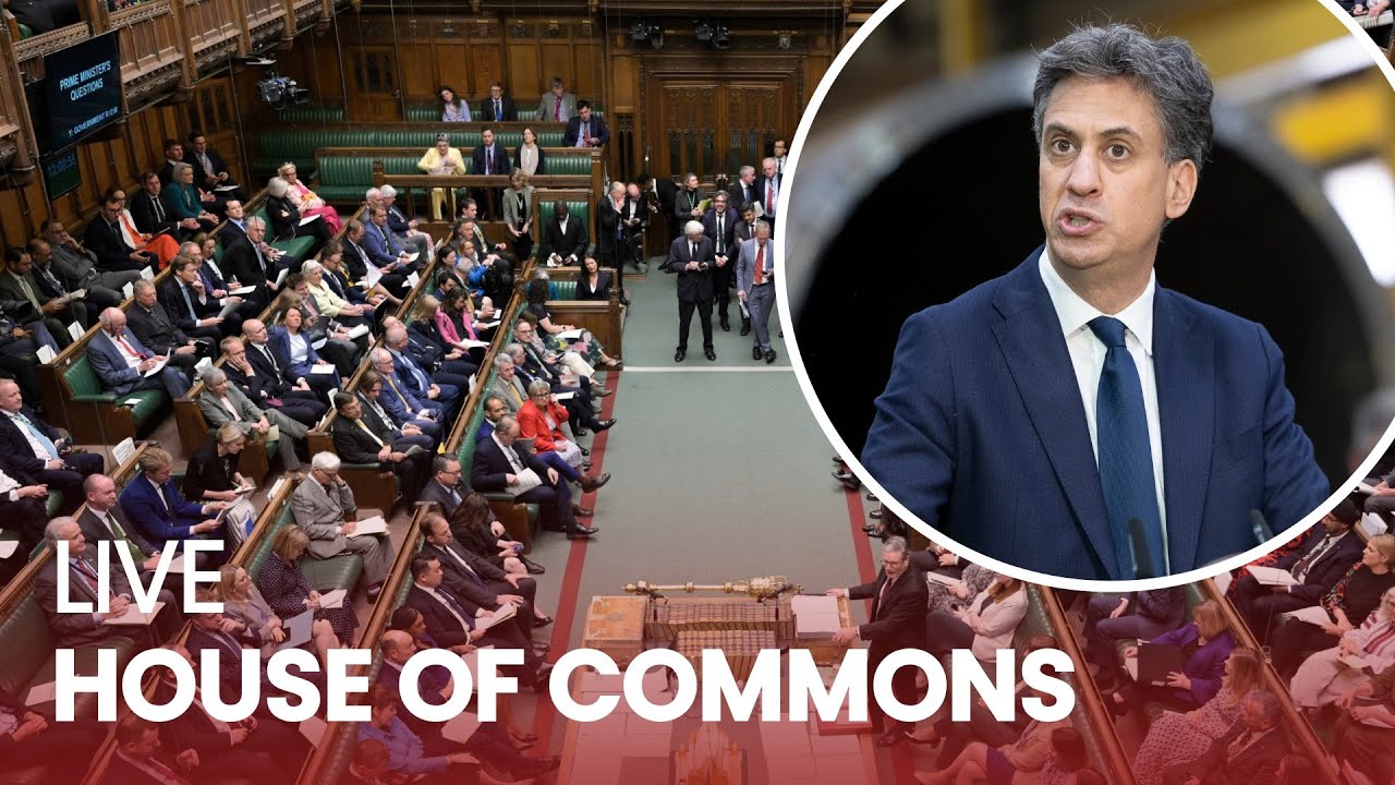 LIVE: Ed Miliband answers energy questions in the House of Commons