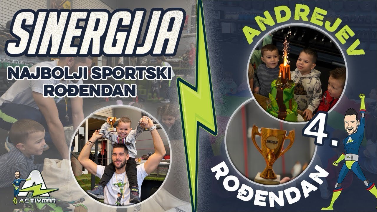 Proslava Andrejevog 4. rođendana Activity x Sinergija concept🌟🎉🤸