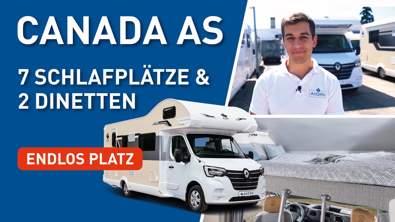 7 Schlafplätze und 2 Dinetten im Ahorn Camp Canada AS mit endlos Platz!