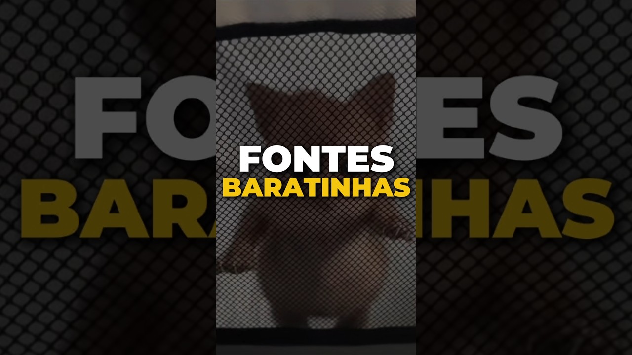 Melhores fontes baratas de entrada custo beneficio aprovadas pelo Teclab