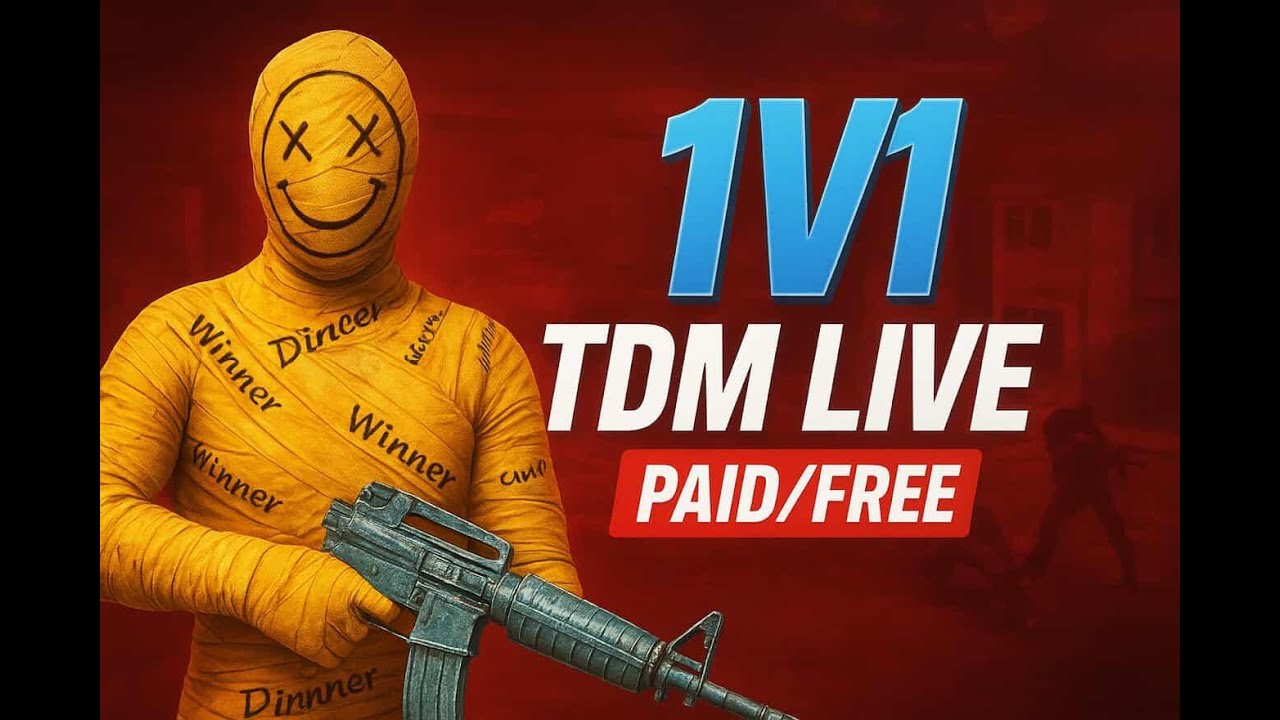 1V1 TDM LIVE | BGMI CUSTOM ROOM LIVE | BGMI TDM LIVE | BGMI LIVE CUSTOM ROOM by 