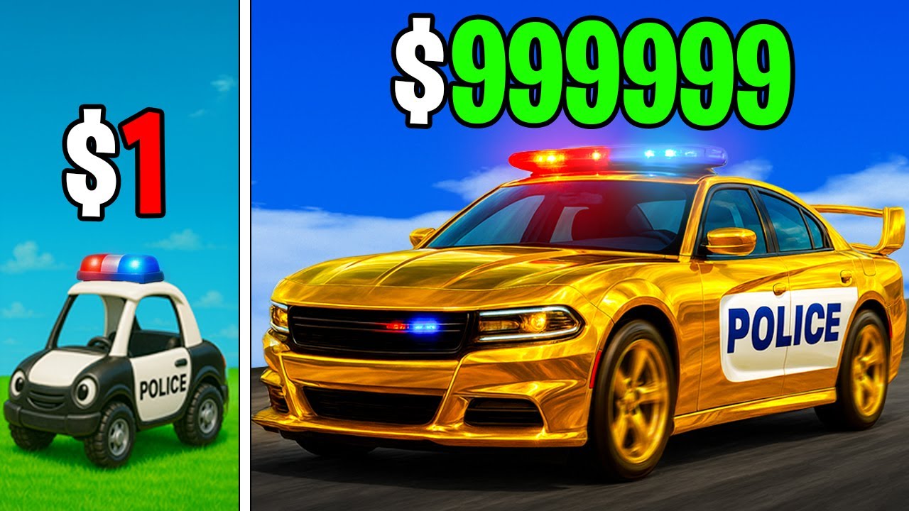 $1 to $1,000,000 Cop Cars on GTA 5