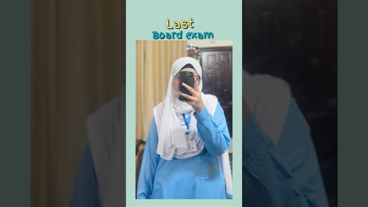 Last board exam vlog🙂|Hssc-1 is ended #minivlog #exampreparation #trending #lifewithrarity