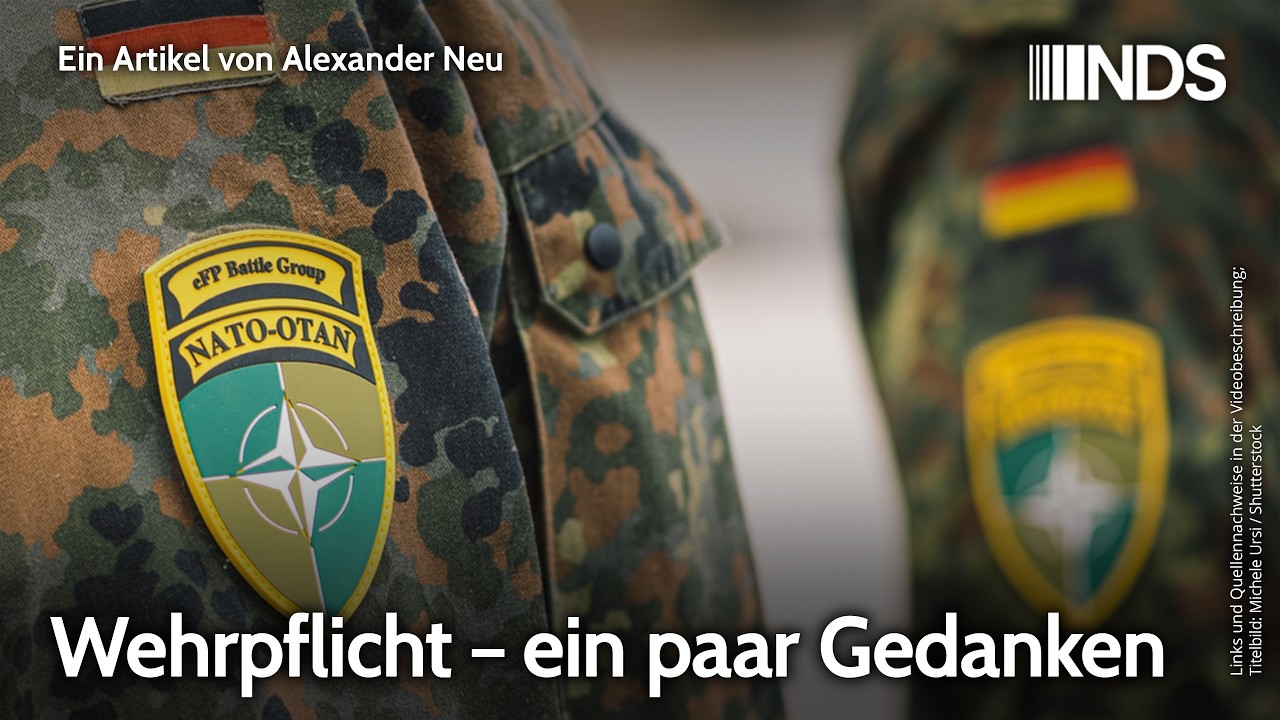 Wehrpflicht &ndash; ein paar Gedanken | Alexander Neu | NachDenkSeiten-Podcast | 10. Februar 2026