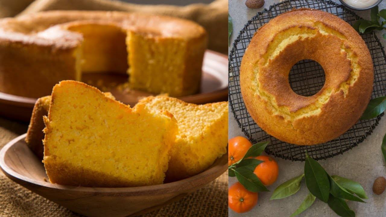 Cake Mandarin  حضرو كيكة المندرين🍊ب 2بيضات فقط كتجي الرائعة