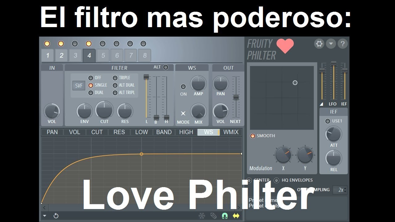 FL Studio Tutorial: Fruity Love Philter [El Filtro mas poderoso]
